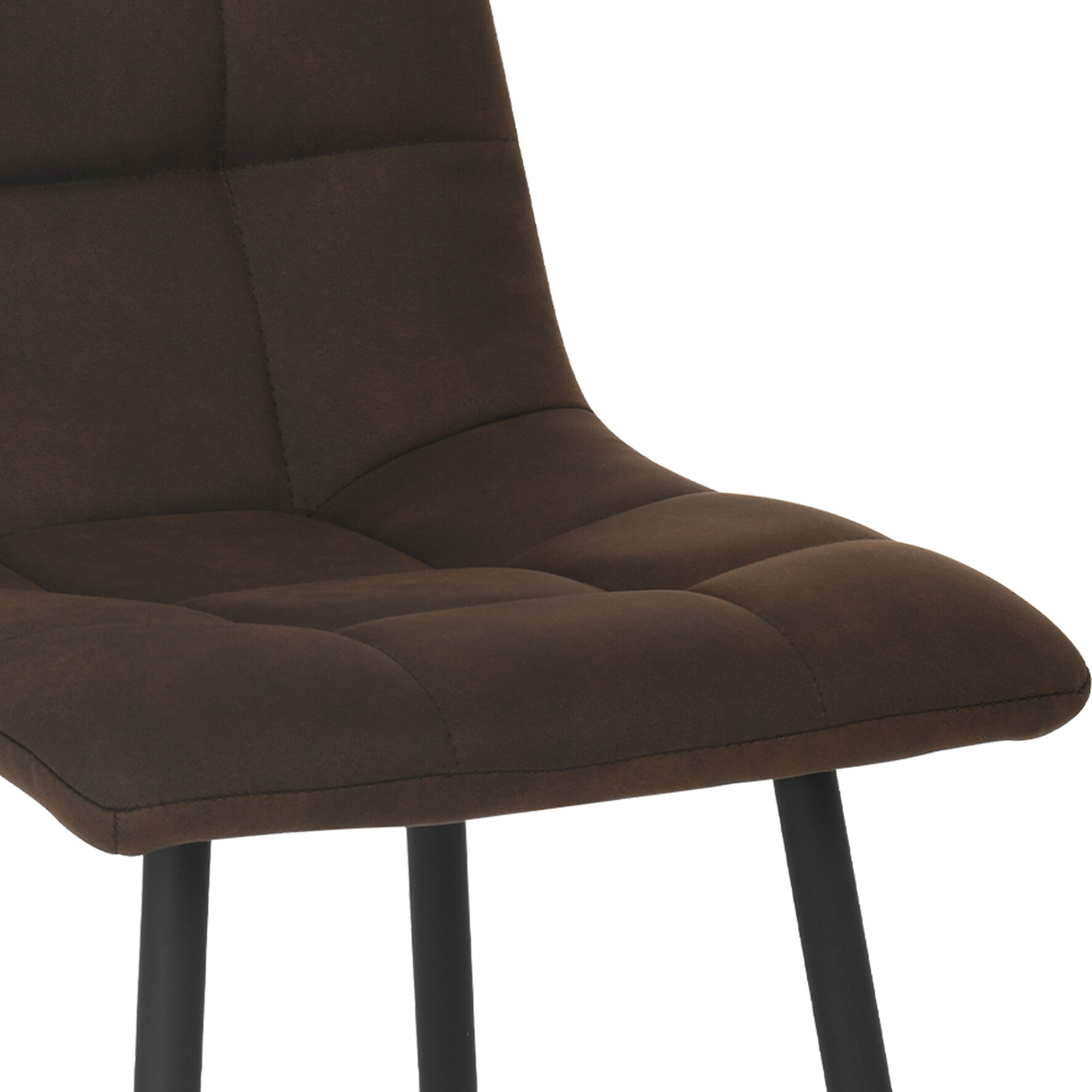 Stuhl Lech braun Microfaser B/H/T: ca. 45x88x53,5 cm