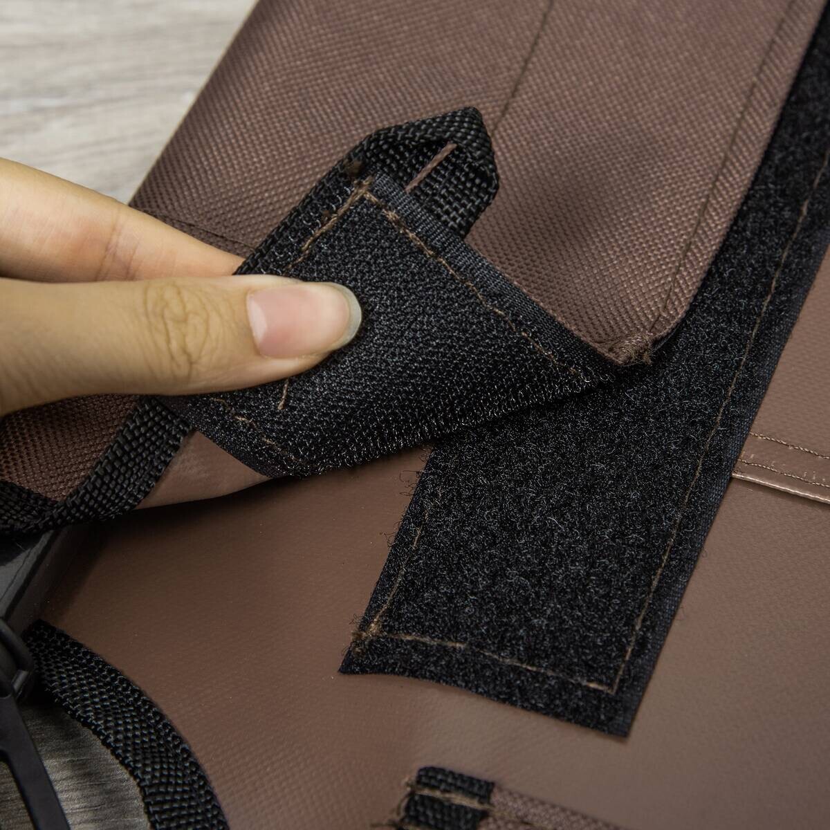 PawHut Hunde-Zubehör braun Polypropylen B/H/L: ca. 61x76x18 cm