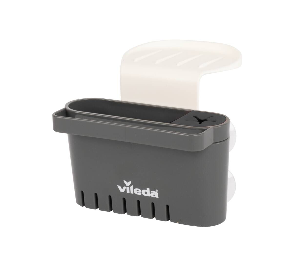 Vileda Spülbeckenhalter grau Polypropylen B/H/L: ca. 15,5x12,5x16,5 cm