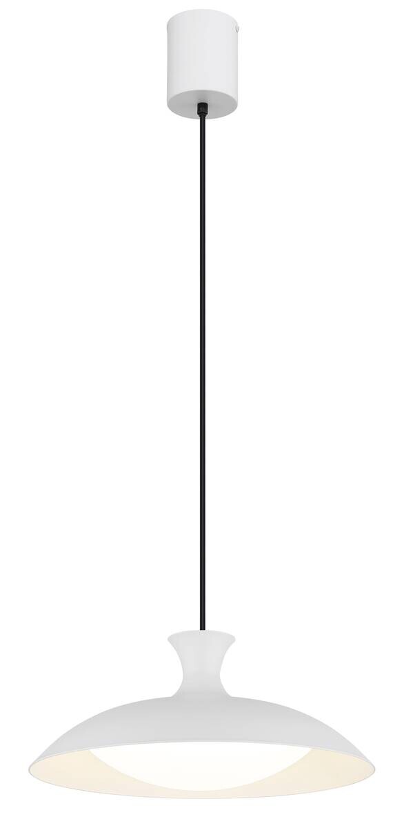 GLOBO Pendelleuchte weiß Metall H/D: ca. 150x40 cm 1.0 Brennstellen