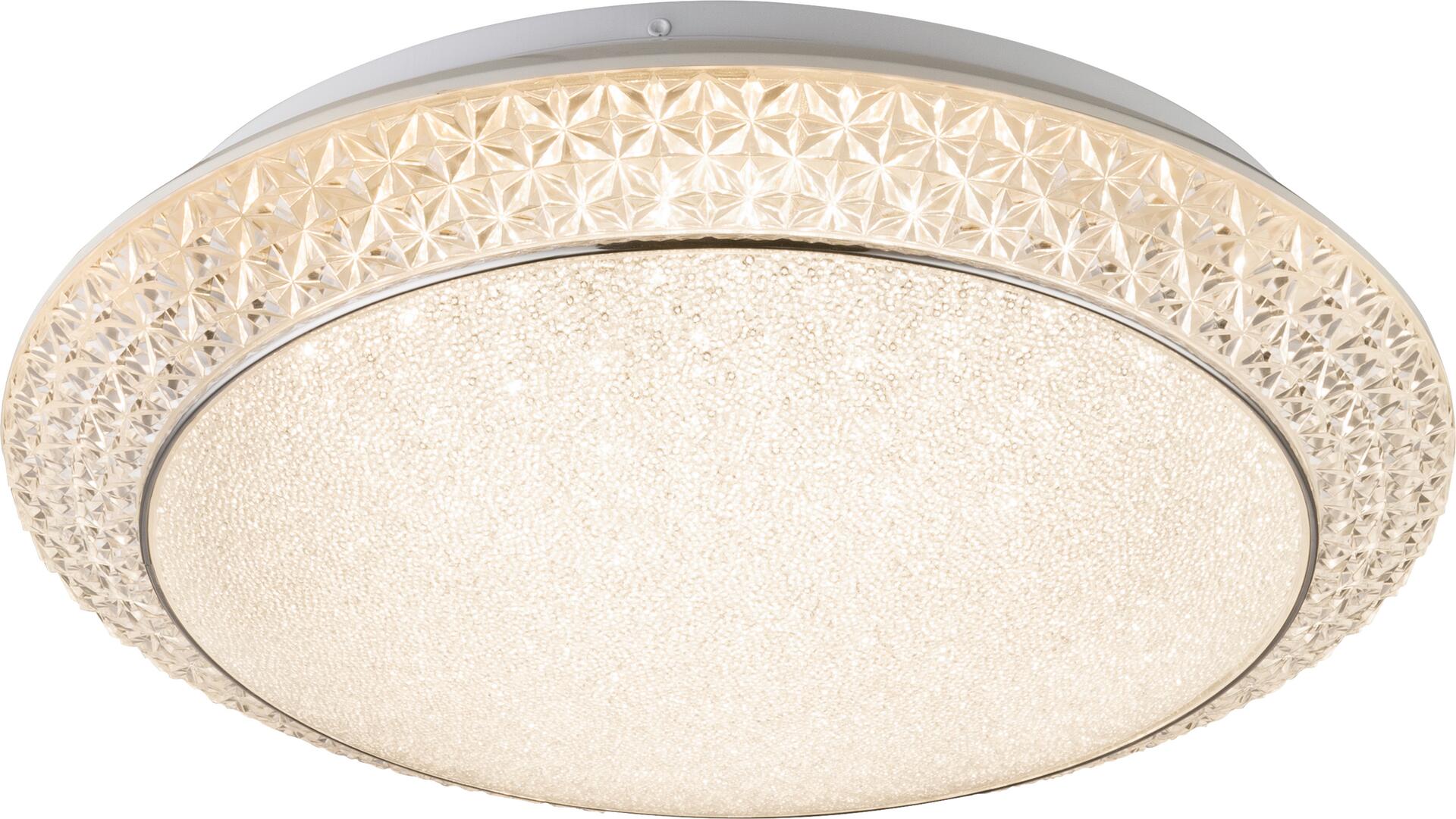 LED-Deckenleuchte 41314-28 weiß Acryl H/D: ca. 10x41 cm