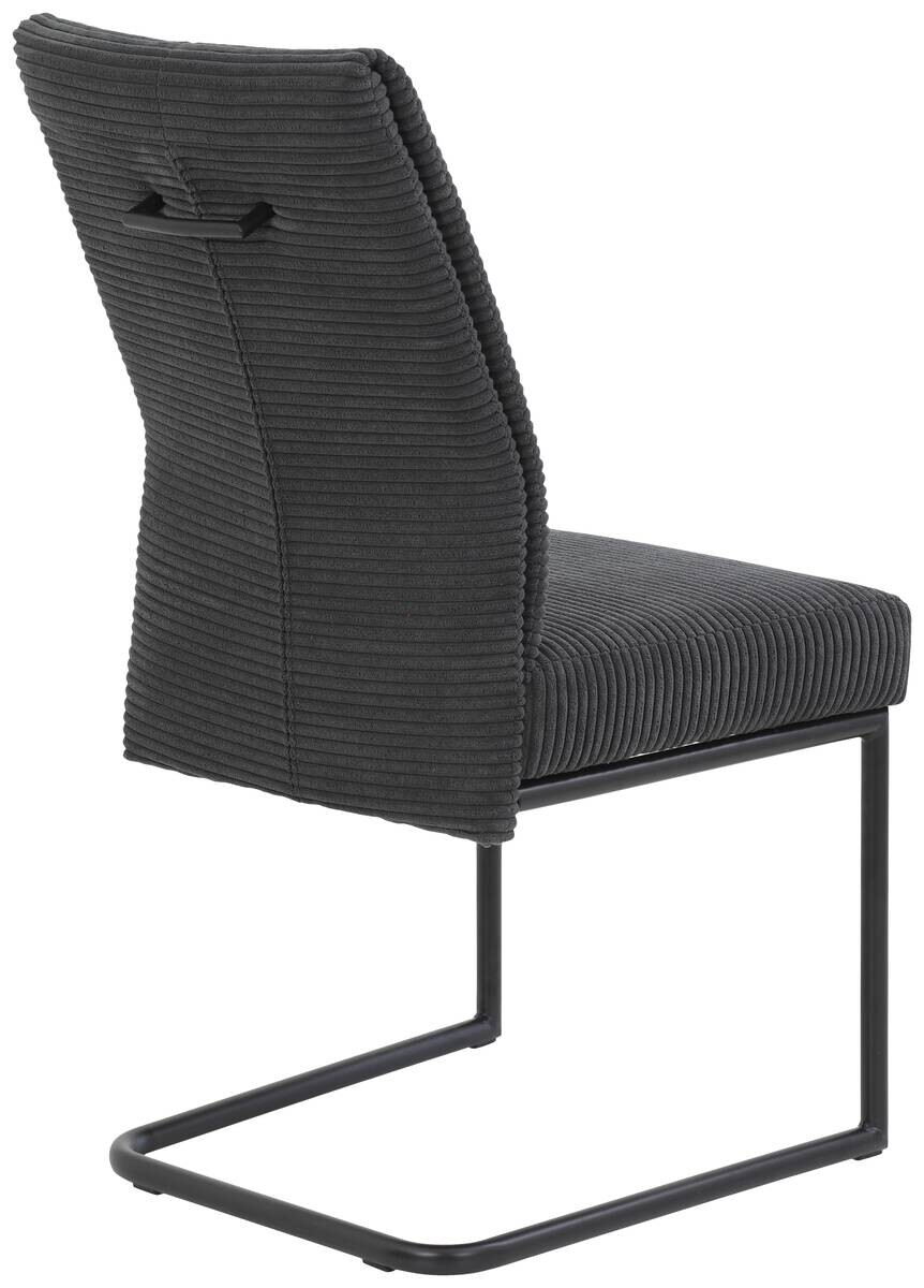 Schwingstuhl Dagmar, 2er-Set anthrazit Metall B/H/T: ca. 50x99x65 cm