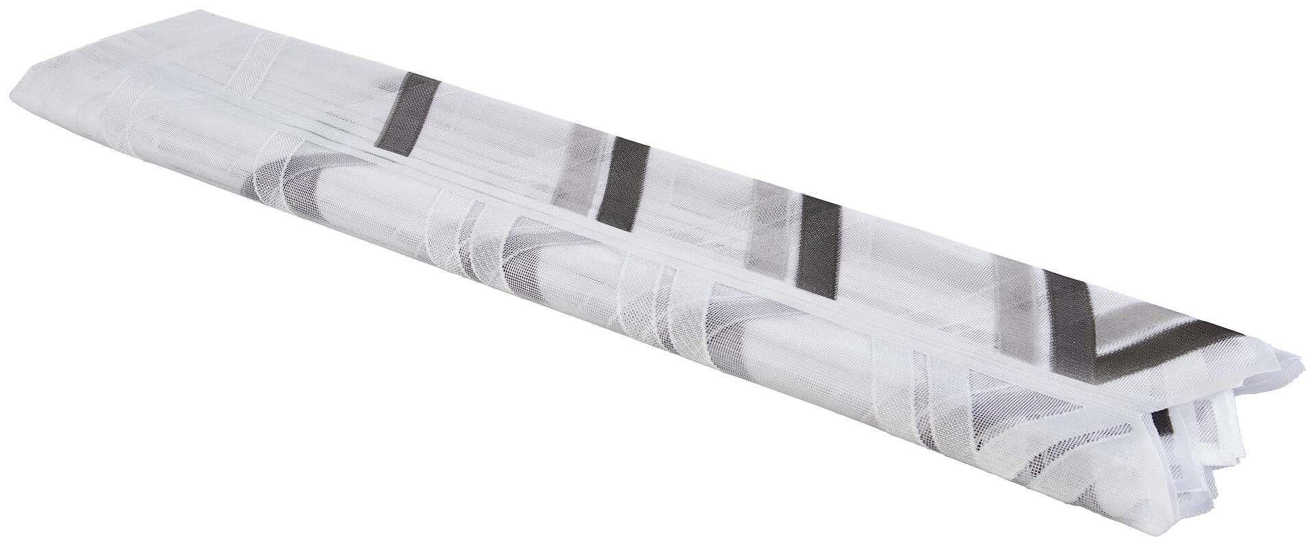 Scheibengardinen-Meterware weiß H: ca. 90 cm