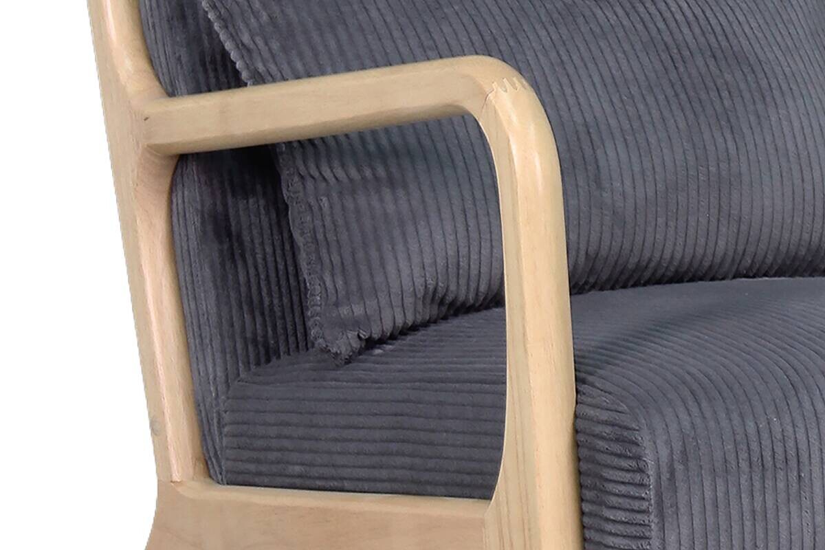 Sessel NOHR natur grau B/H/T: ca. 65,2x80,6x76 cm