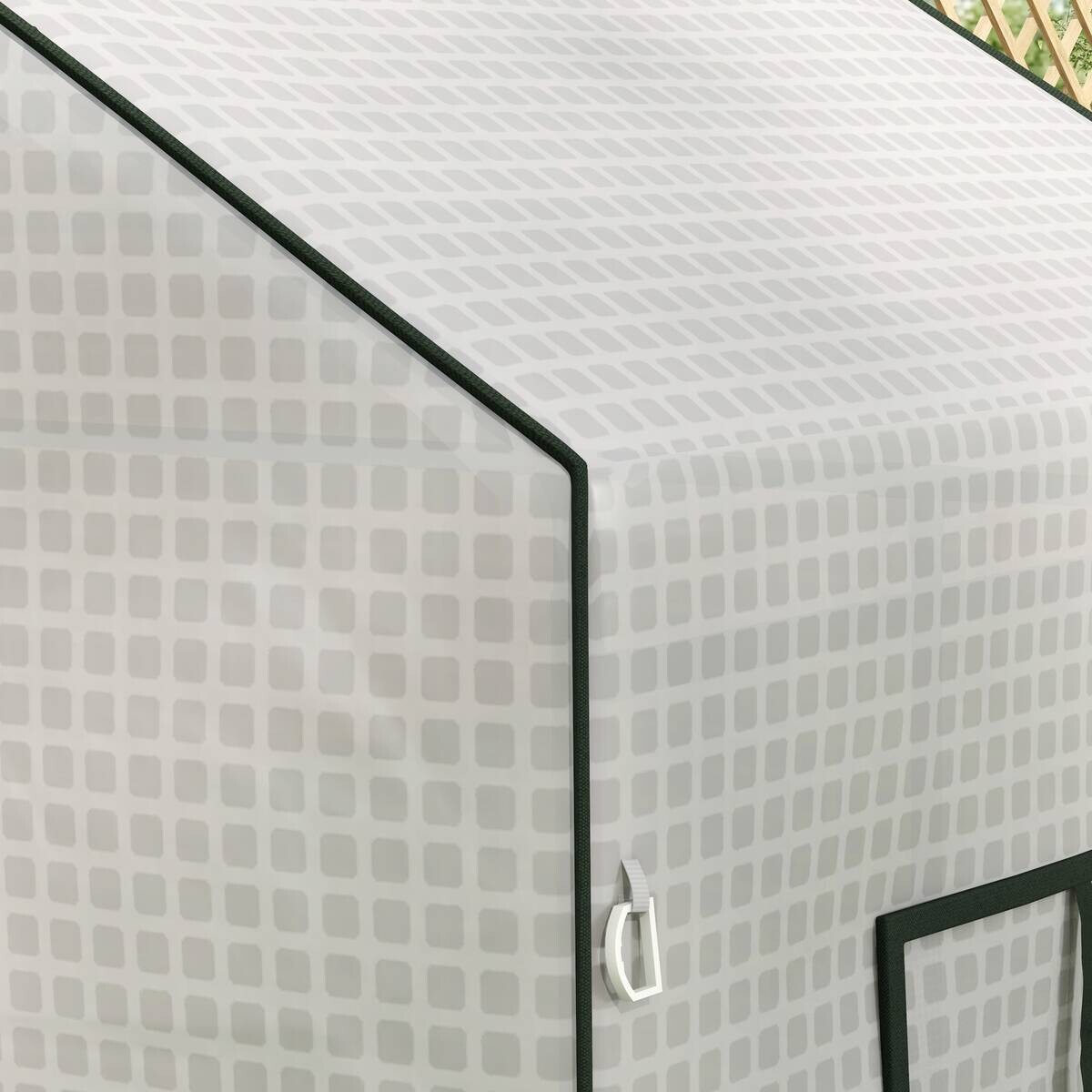 Outsunny Ersatzfolie weiß Kunststoff B/H/L: ca. 73x190x140 cm