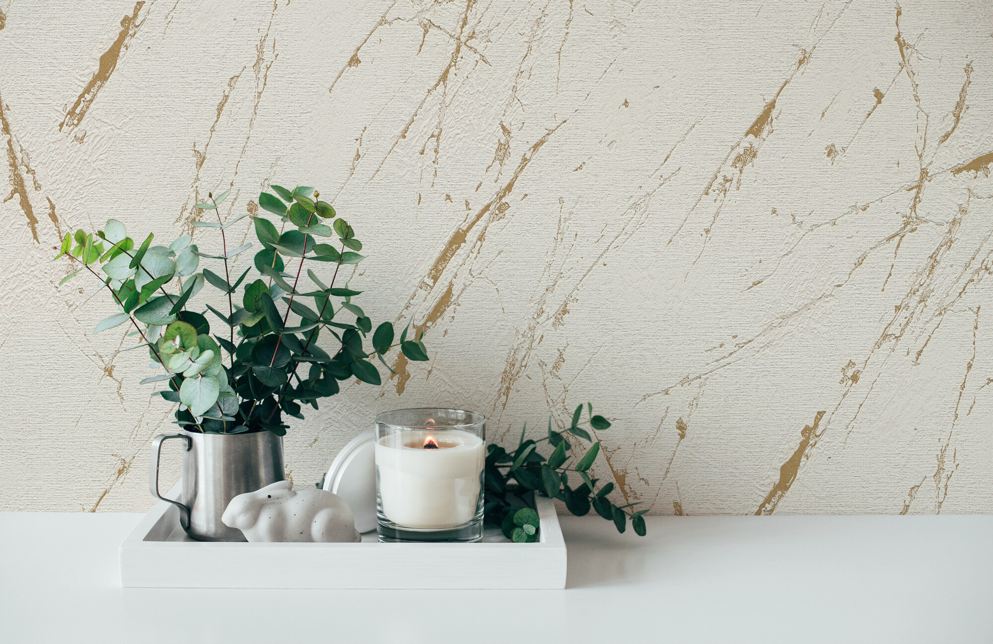 A.S.Creation Vliestapete silber gold B/H/D: ca. 53x1005x9,8 cm