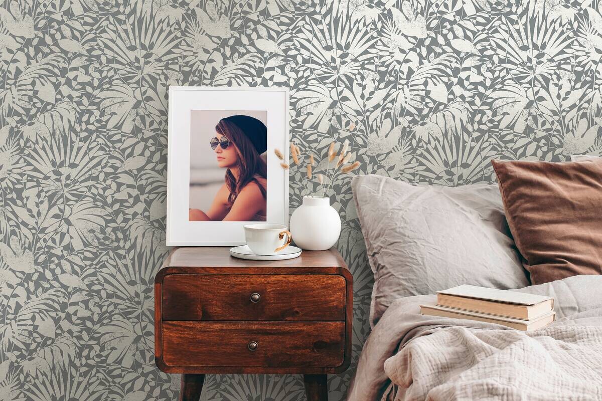 A.S.Creation Vliestapete silber grau B/H/D: ca. 53x1005x8,4 cm