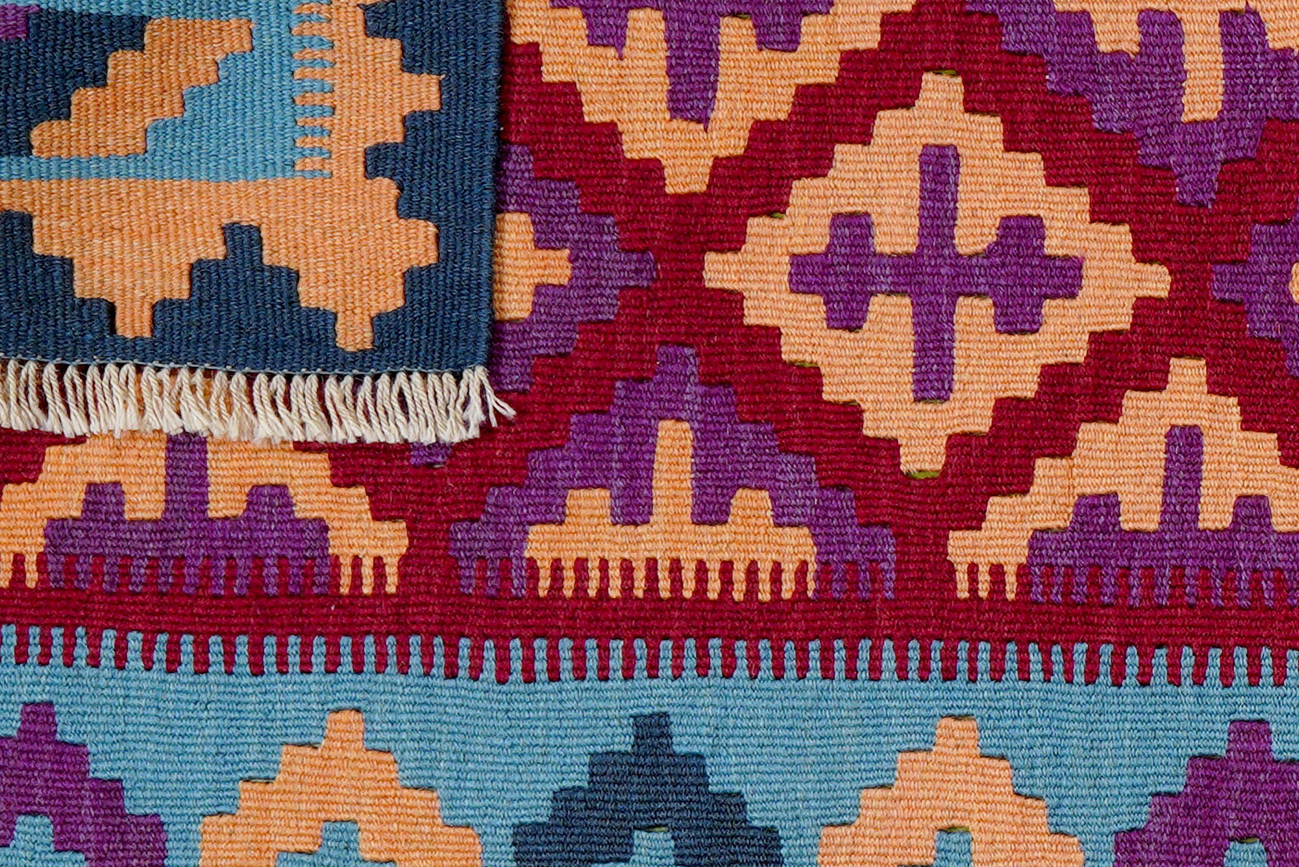 PersaTepp Teppich Kelim Gashgai rot B/H/L: ca. 82x1x127 cm