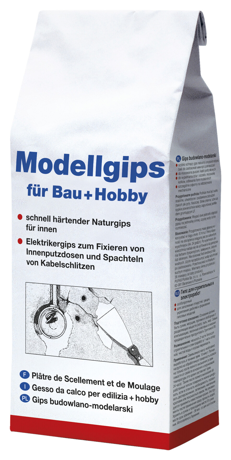 Modellgips ca. 1,5 kg