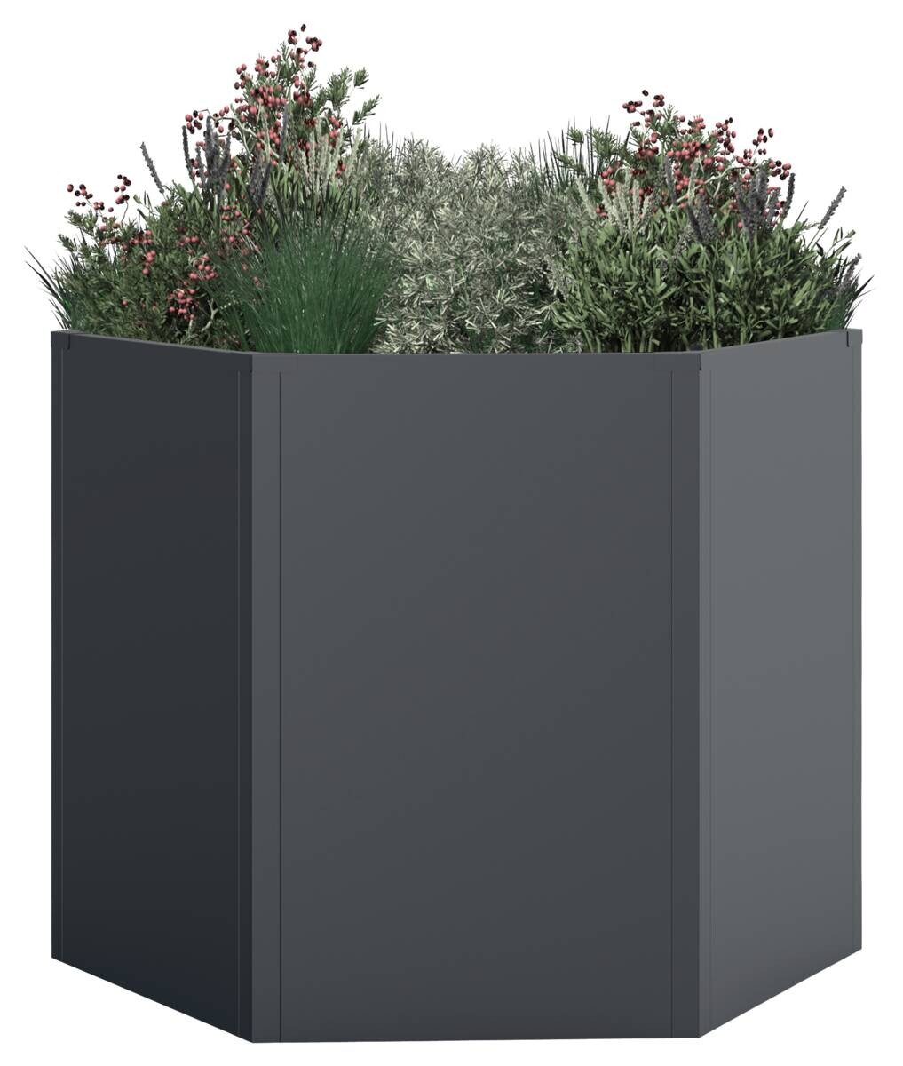 Westmann Hochbeet Varia anthrazit Metall B/H/L: ca. 100x77x100 cm