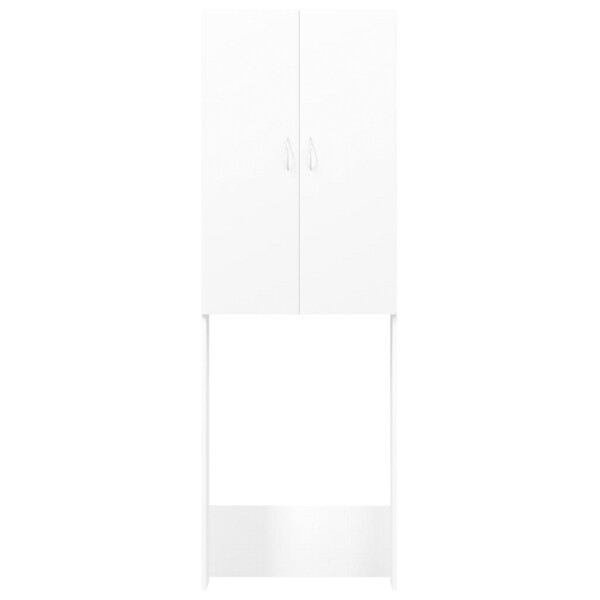 vidaXL Waschmaschinenschrank weiß B/H/T: ca. 64x190x25,5 cm