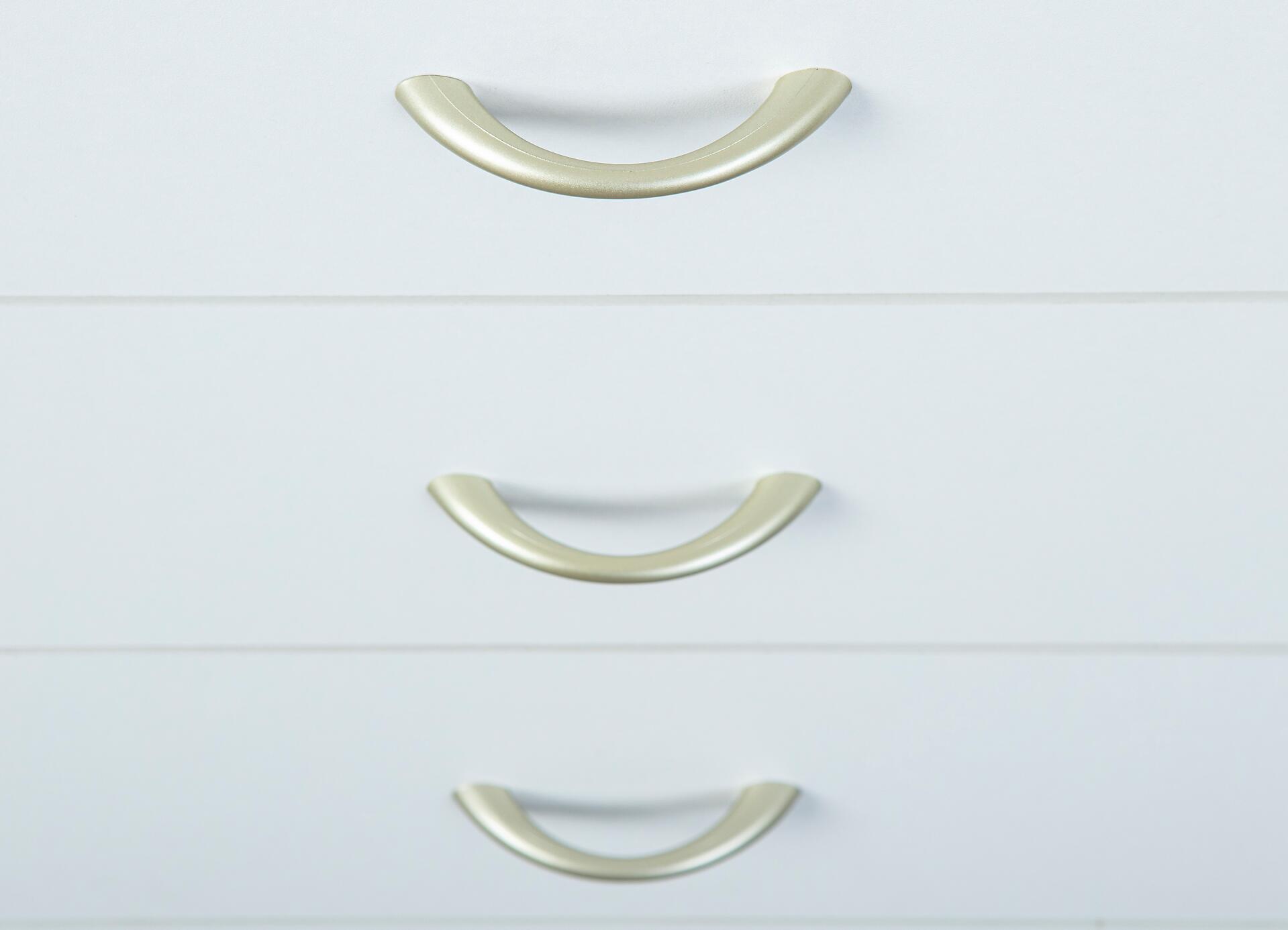 Rollcontainer Pronti weiß B/H/T: ca. 40x65x36 cm