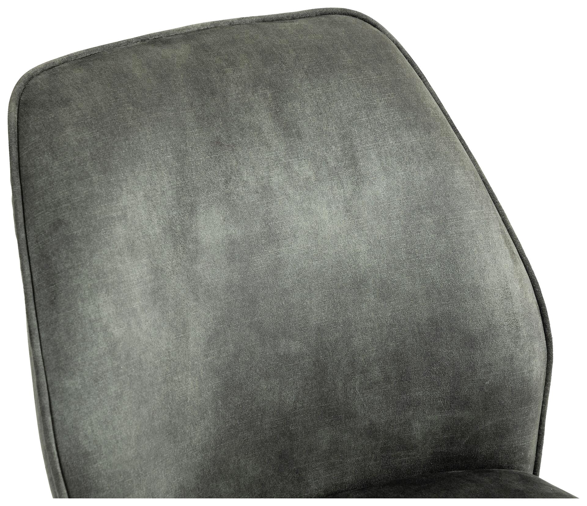 Stuhl Mailand moosgrün Microfaser B/H/T: ca. 53x89x64 cm