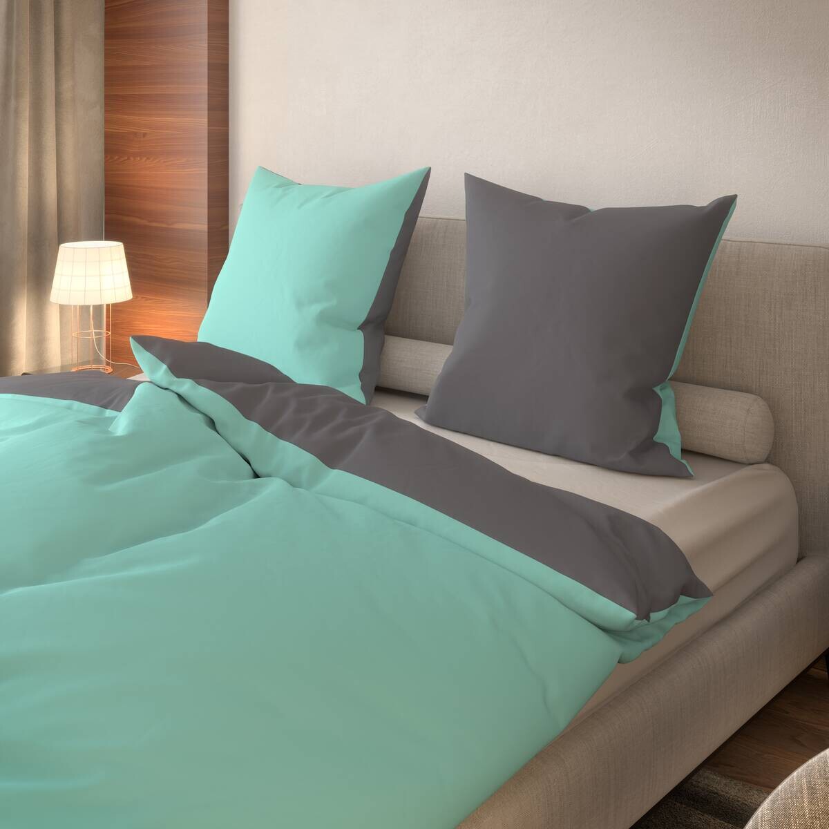 Baumwoll Wende Bettwäsche Renforce