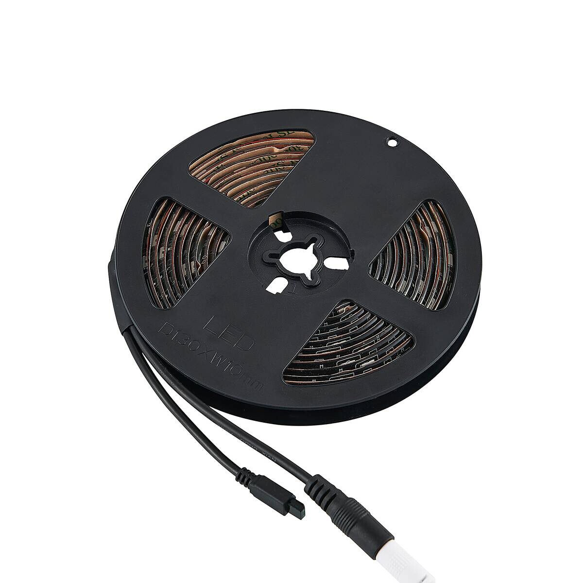 Lichtband schwarz Kunststoff B/L: ca. 1x300 cm