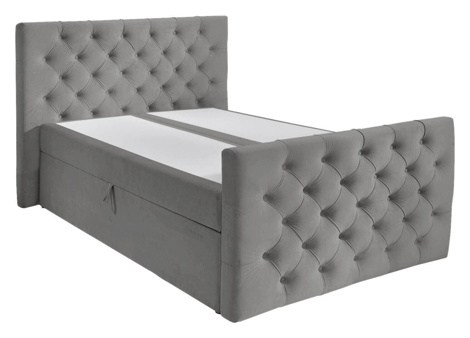 Boxbett Glow graubraun B/H/T: ca. 140x110x224 cm