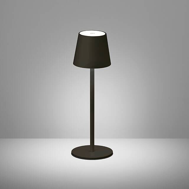 easy! by FHL Tischleuchte 850210 Tropea schwarz Metall H/D: ca. 38x12 cm 1 Brennstellen