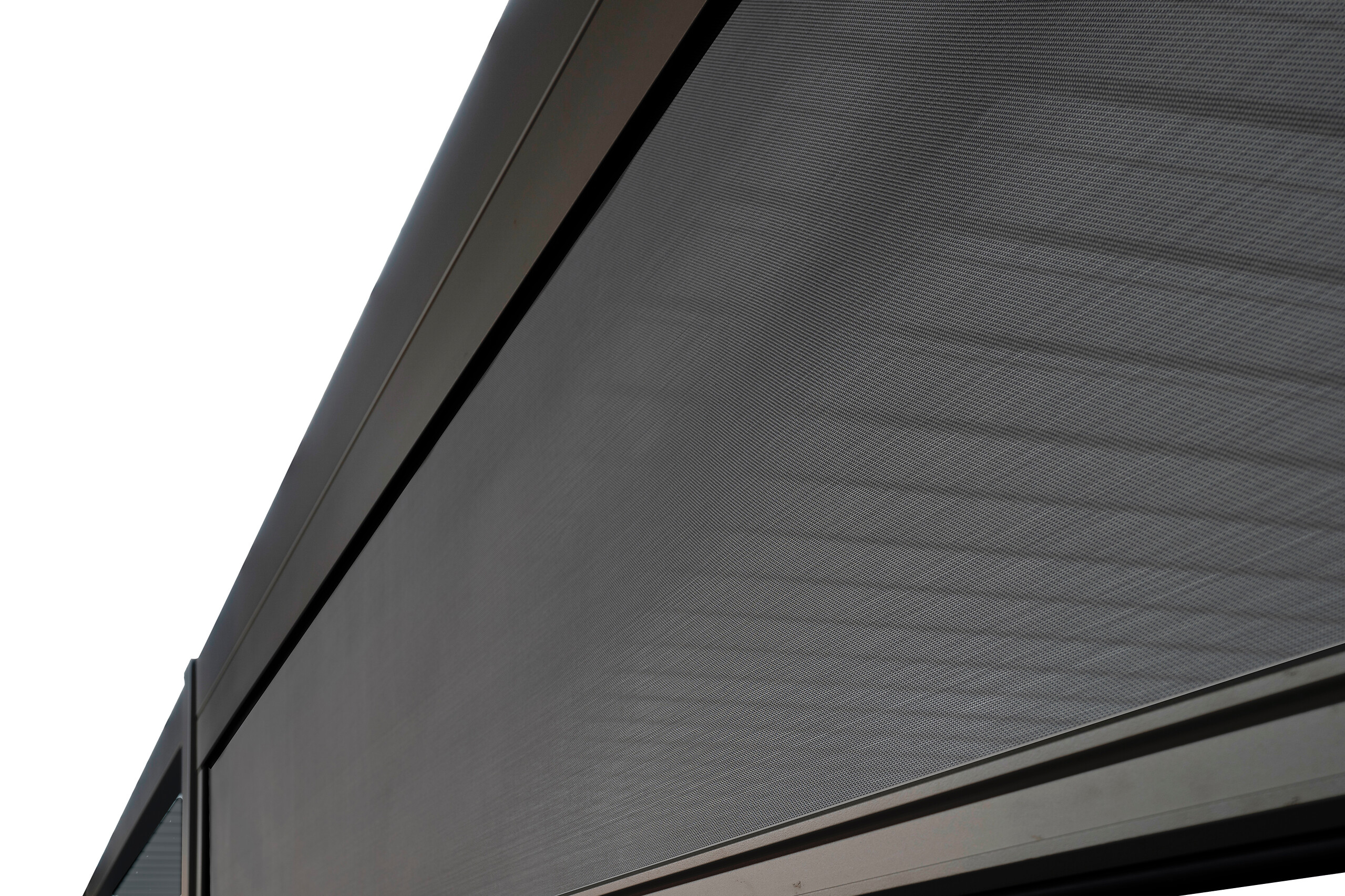 Mirador Sonnenrollo für Pergola Classic und Deluxe anthrazit Aluminium B/H/L: ca. 279,1x236,5x7 cm