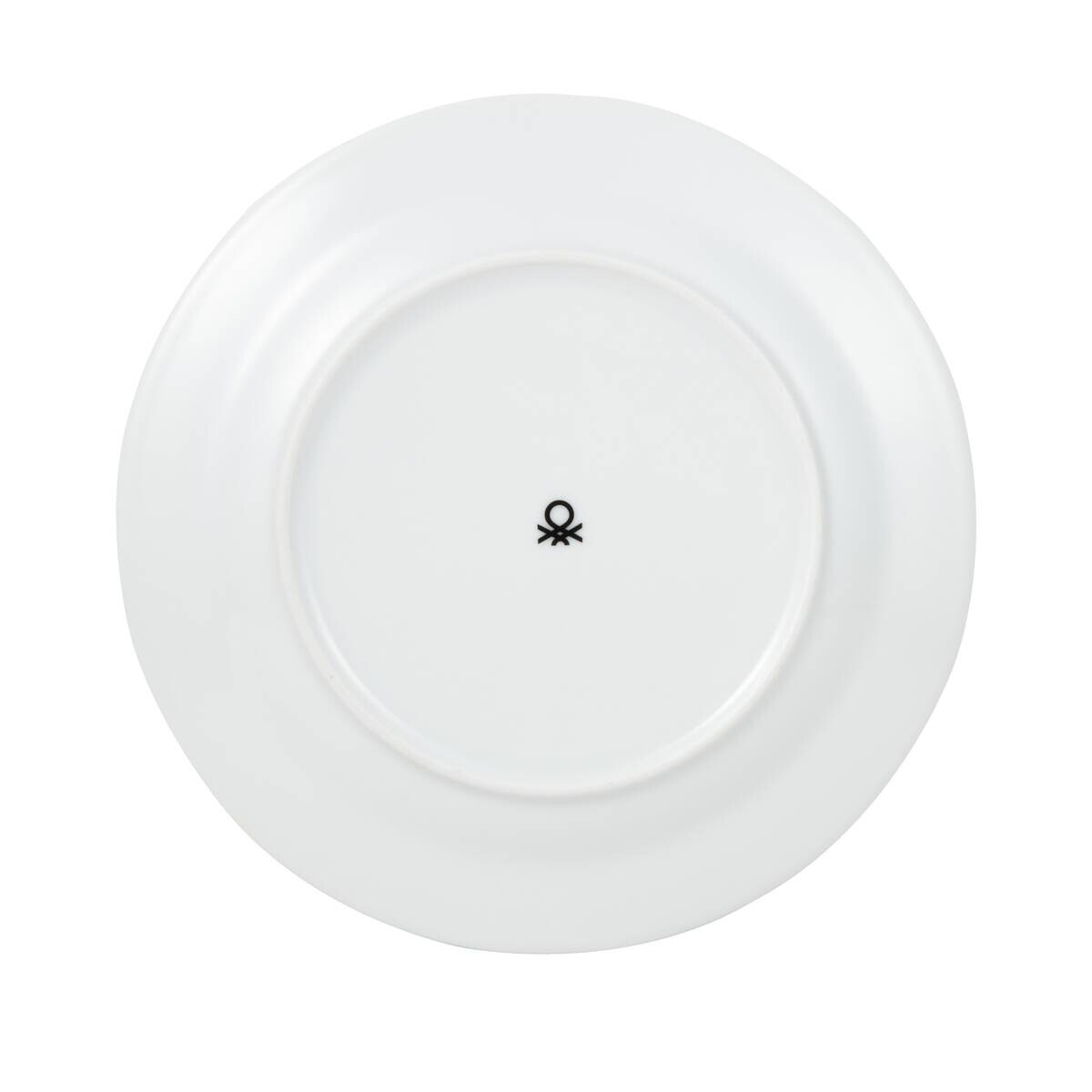 BENETTON Dessertteller Fruits pink Porzellan D: ca. 20 cm