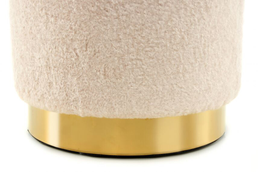 Kayoom Hocker GIPSY 425 elfenbein B/H/T: ca. 35x35x35 cm