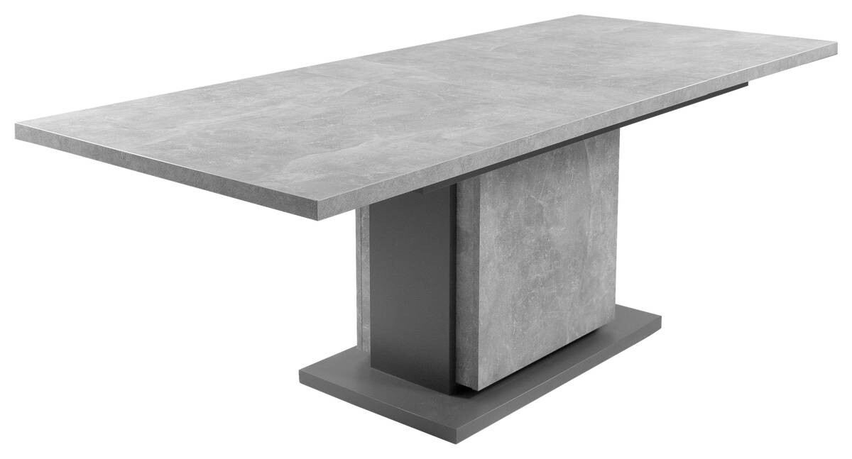 Tisch BRITTA Beton Optik anthrazit B/H/T: ca. 160x75x90 cm