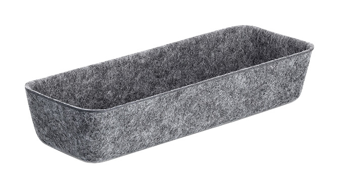 Zeller Organizer grau Filz