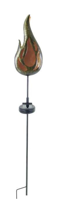 LED-Solar Erdspieß NV5244956 bronze Metall H/T/L: ca. 84x7x13 cm