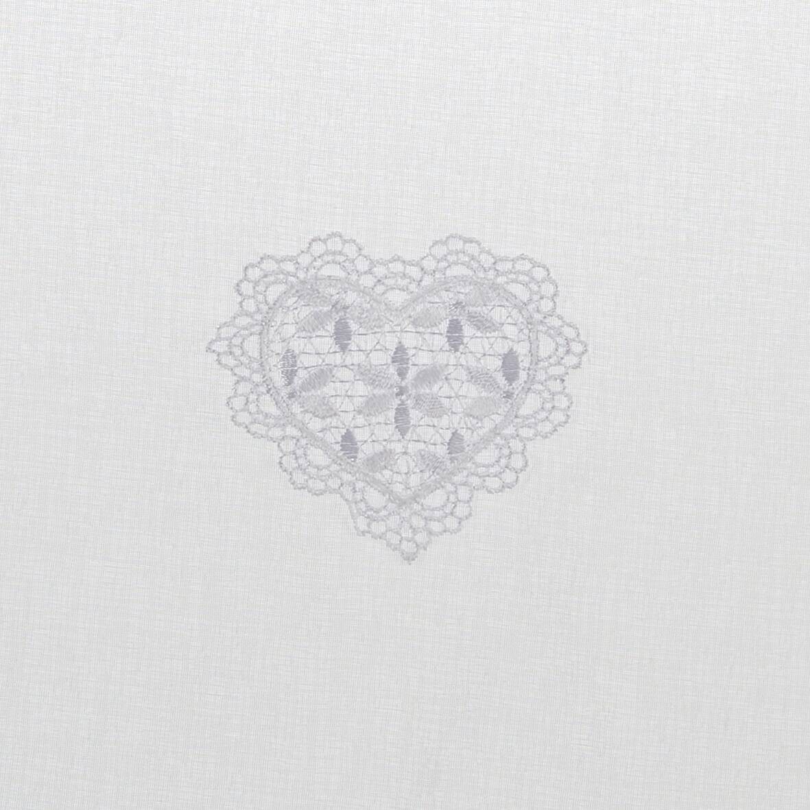 CASA CREATION Scheibengardine Nishay weiß B/L: ca. 45x120 cm