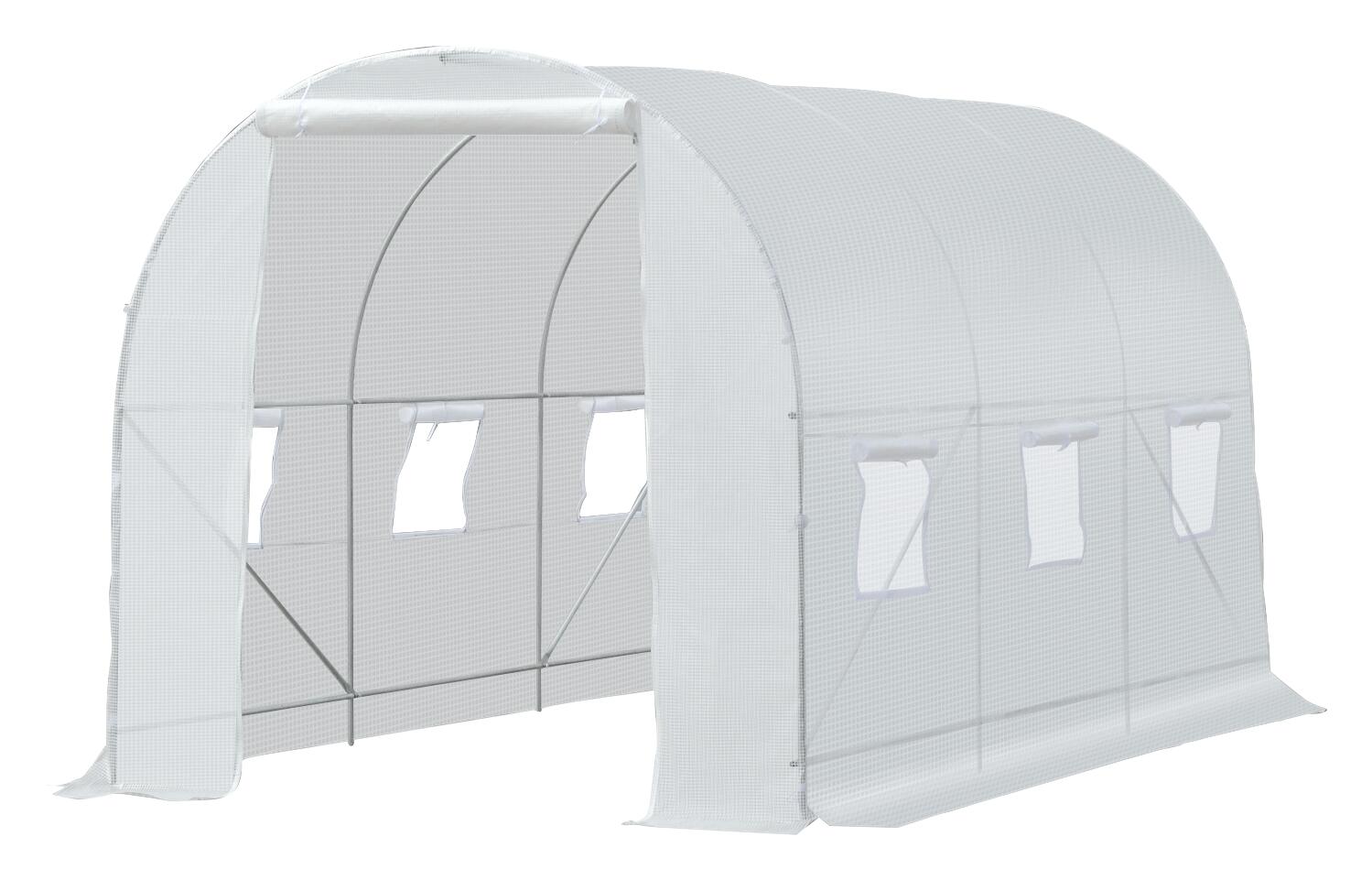 Outsunny Foliengewächshaus B/H/L: ca. 200x200x450 cm