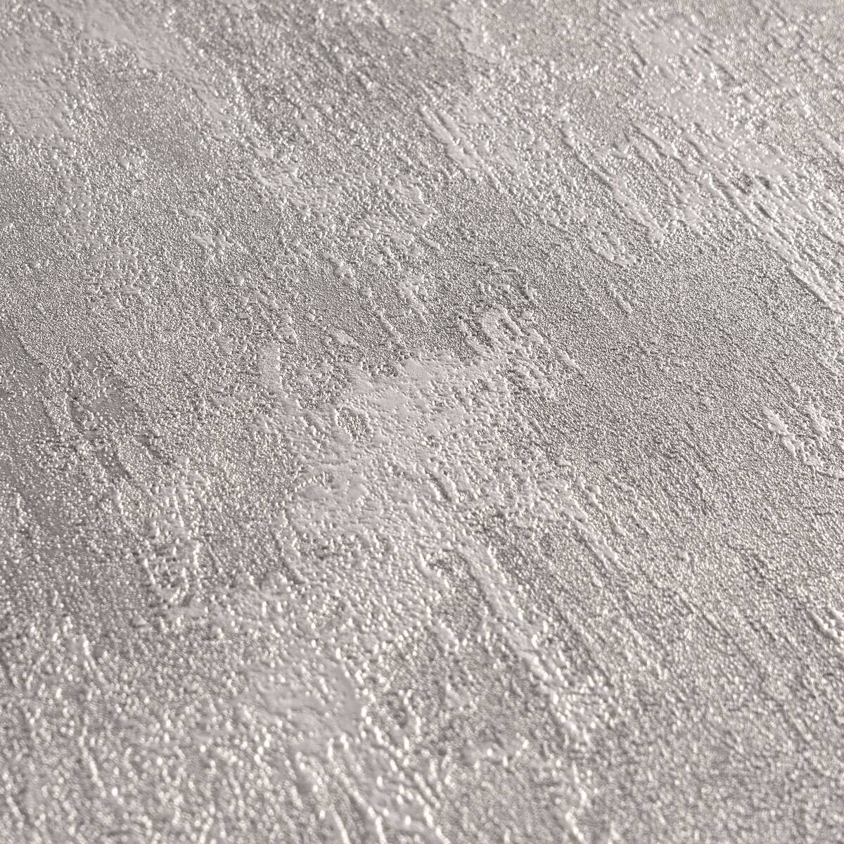 A.S.Creation Vliestapete Glänzend silber B/H/D: ca. 53x1005x9 cm