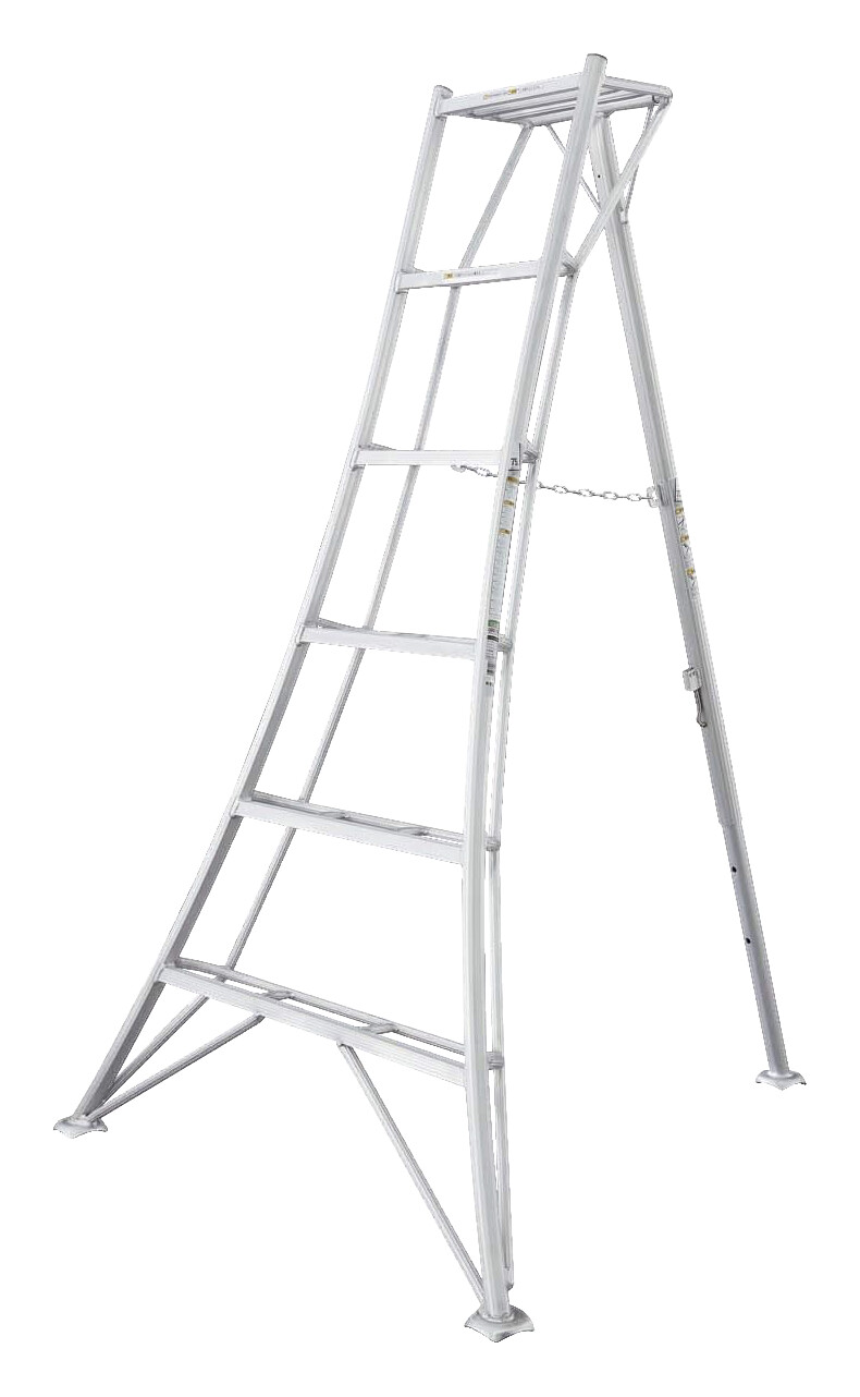 Niwaki Gartenleiter 3-Holm 3-Holm silber