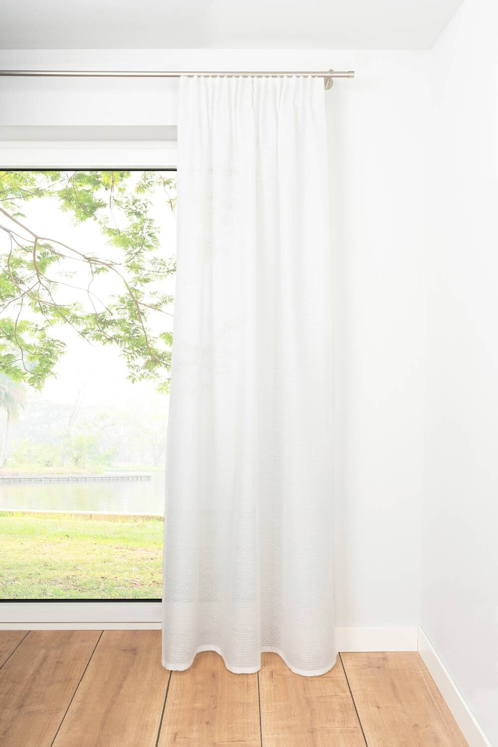 Kombivorhang 2er Pack Dot weiß B/L: ca. 135x245 cm