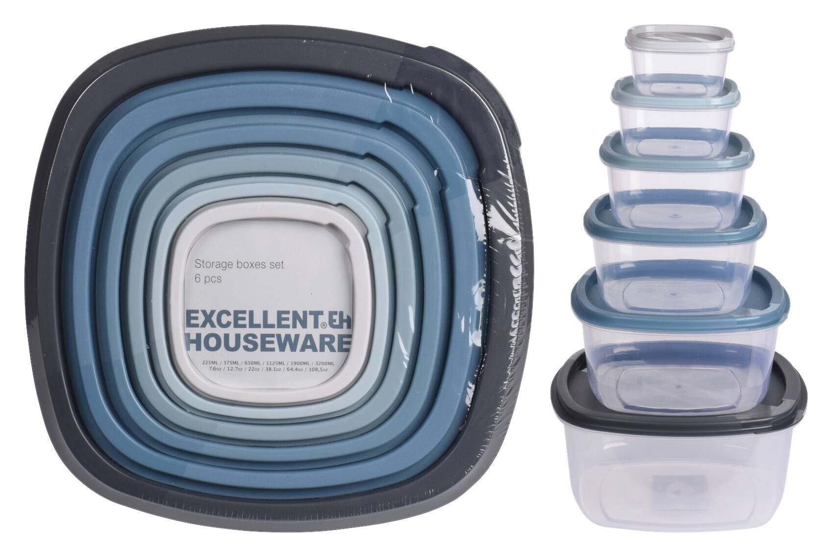 Vorratsdosenset blau