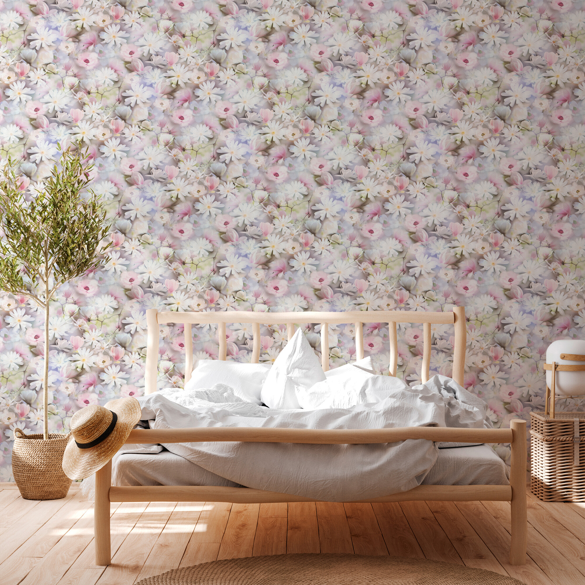 A.S.Creation Papiertapete rosa weiß lila B/H/D: ca. 53x1005x7,1 cm