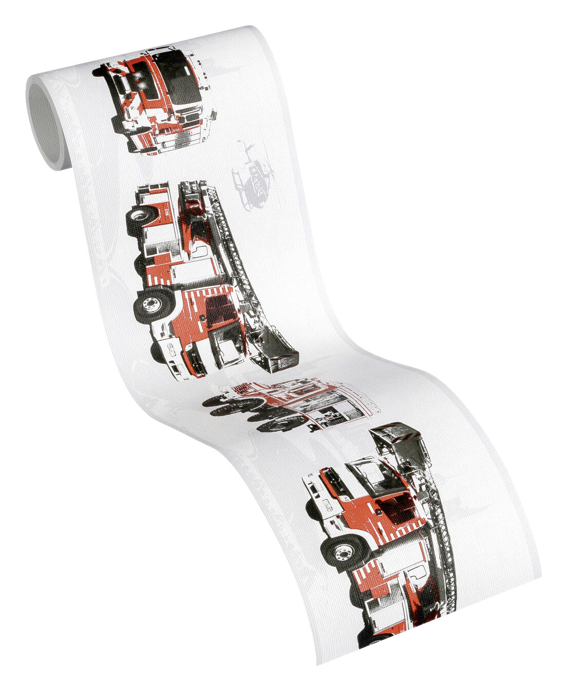 A.S.Creation Bordüre grau rot schwarz B/H/D: ca. 13x500x6 cm