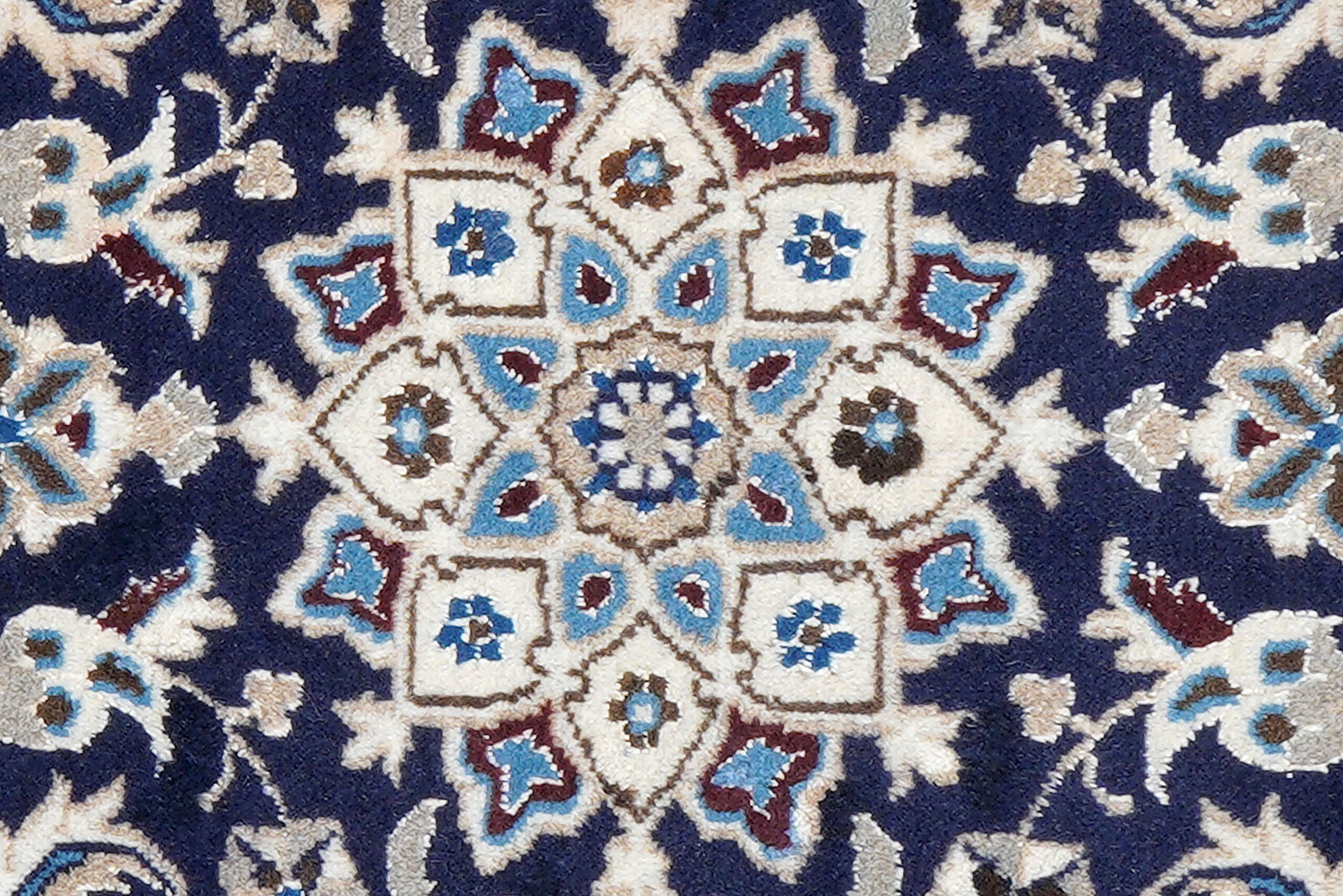 PersaTepp Teppich Nain 12La blau B/H/L: ca. 67x1x136 cm