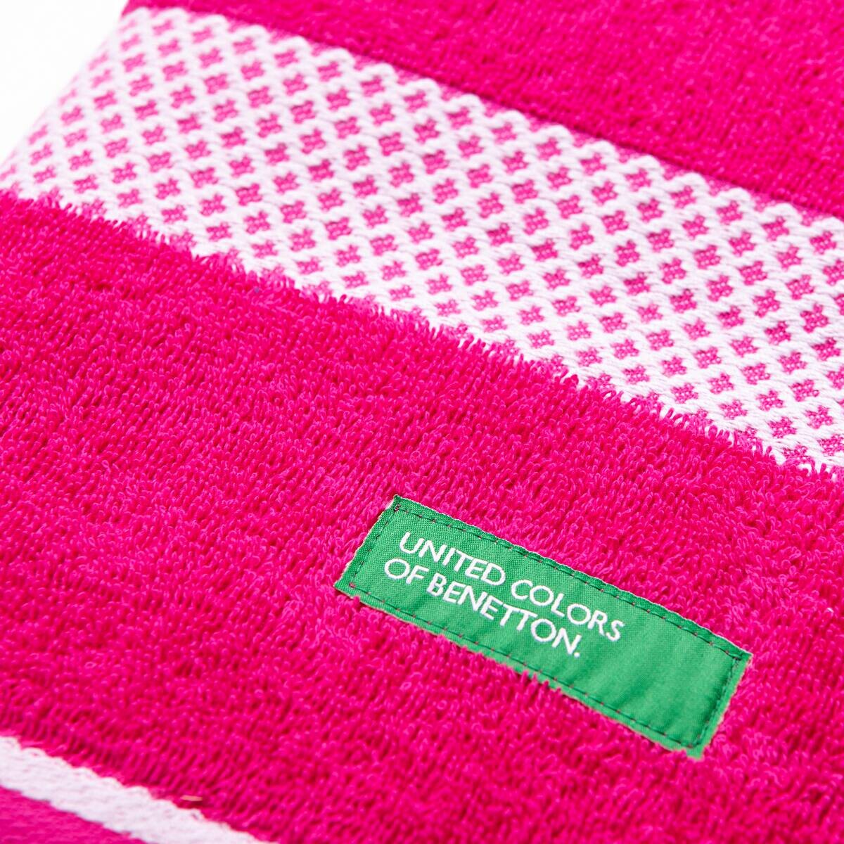 BENETTON Handtuch SUMMER pink Baumwolle B/L: ca. 50x90 cm