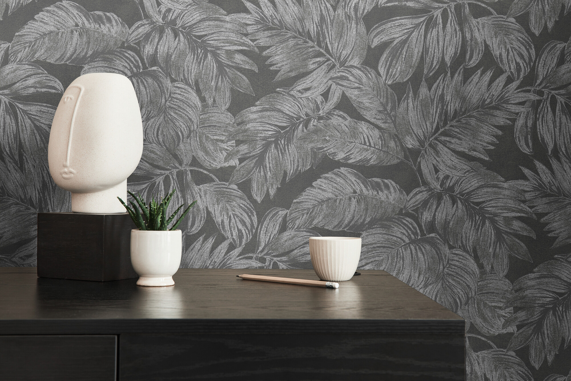 A.S.Creation Vliestapete grau silber B/H/D: ca. 53x1005x10,2 cm