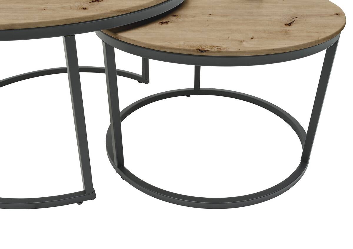 Couchtisch Gino 2 Eiche Artisan MDF Couchtisch Gino 2 Eiche Artisan MDF