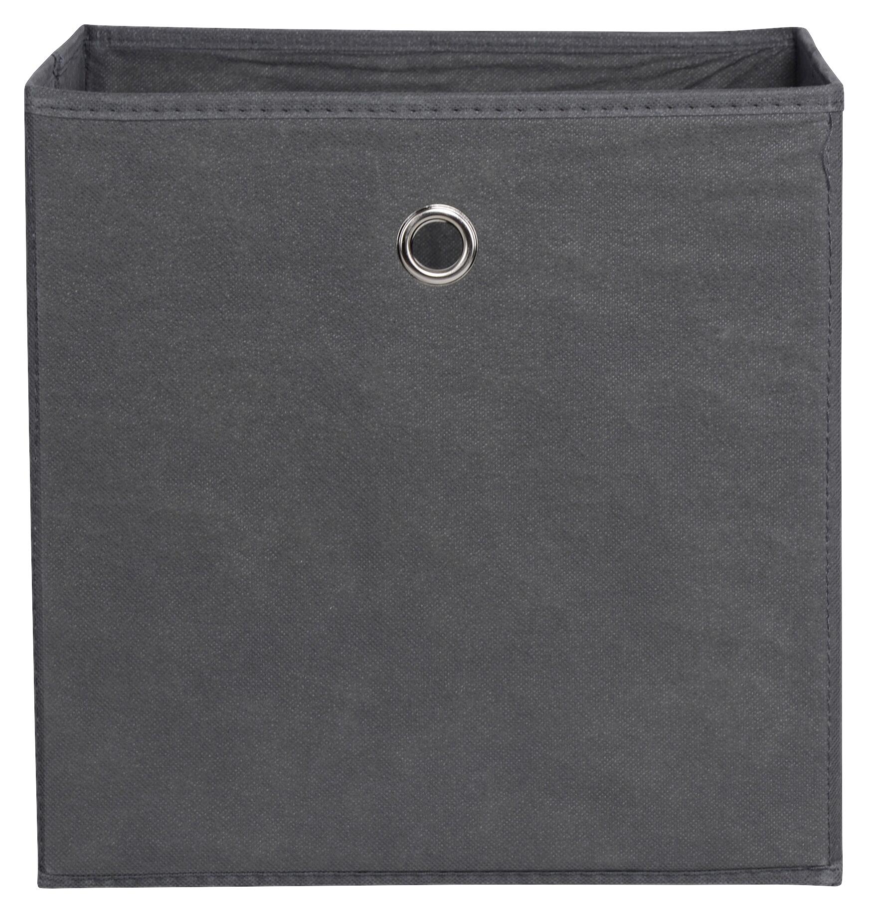 Stoffbox anthrazit B/H/T: ca. 32x32x32 cm