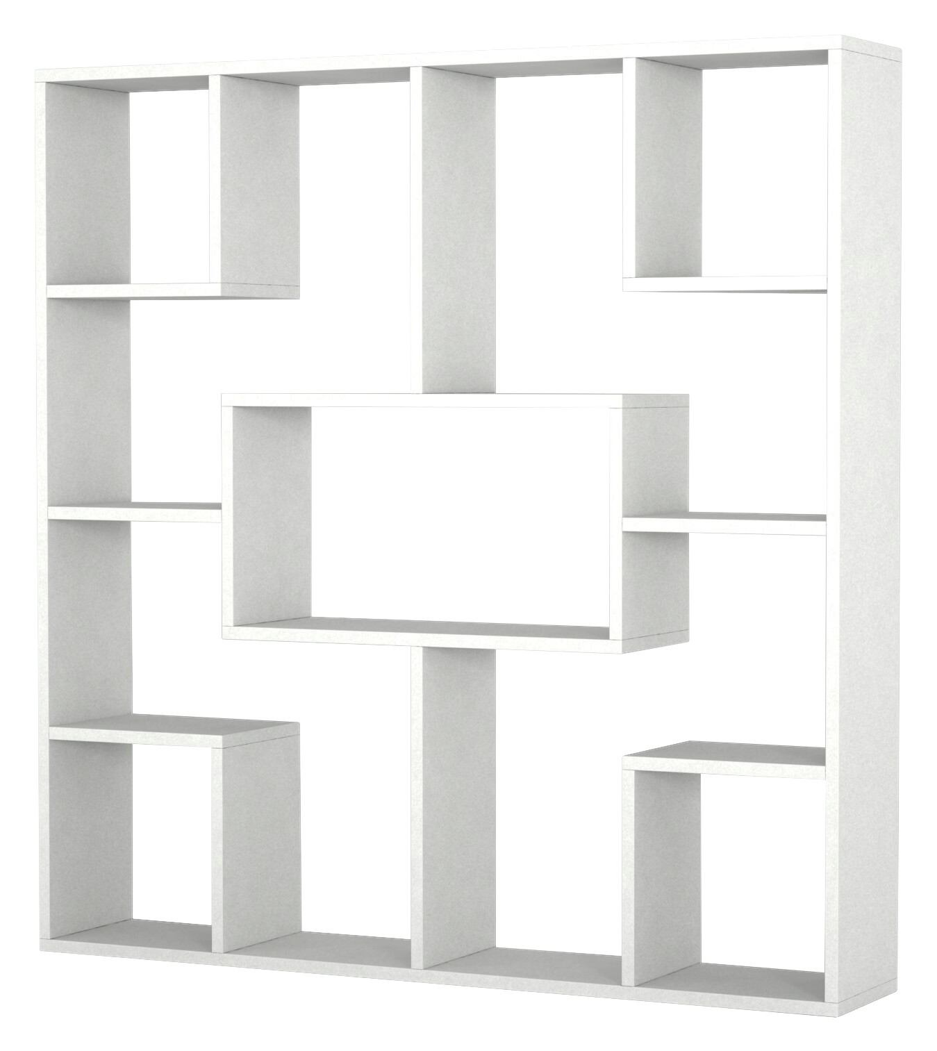 Regal Optimist weiß B/H/T: ca. 120x123,6x22 cm