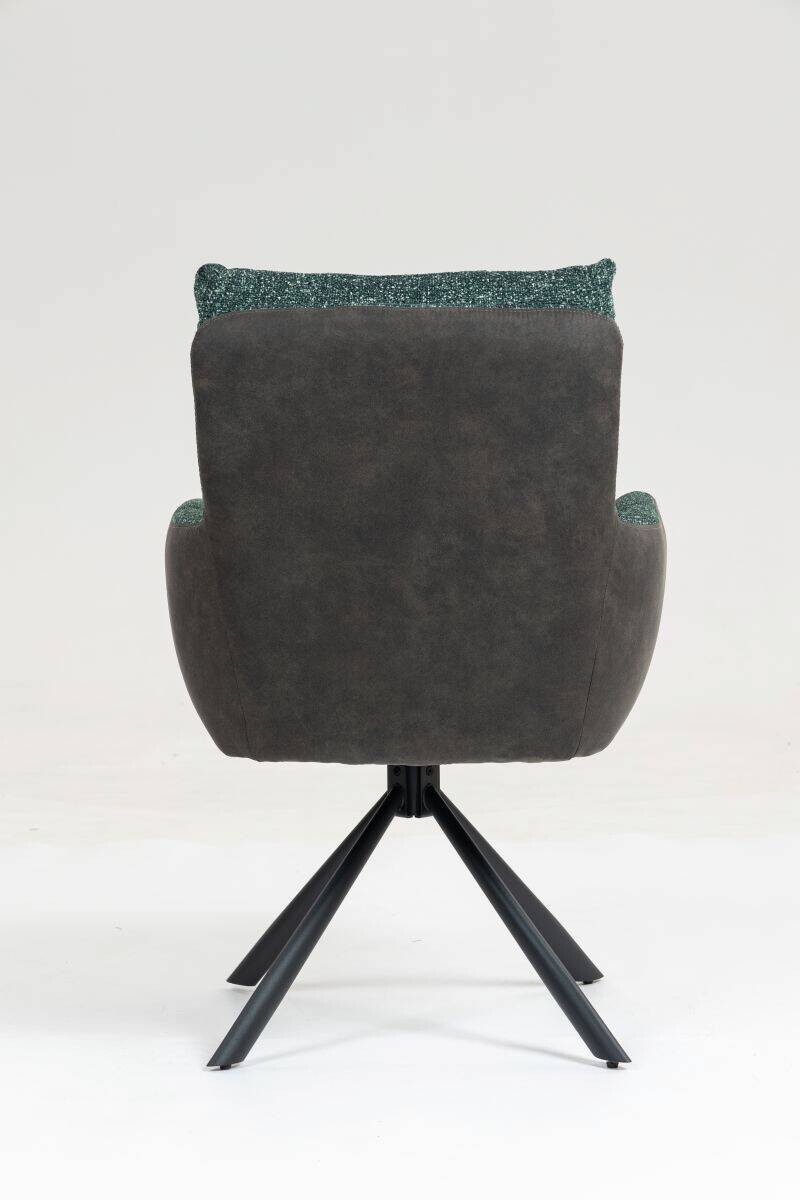 Drehstuhl Lecce grün Microfaser