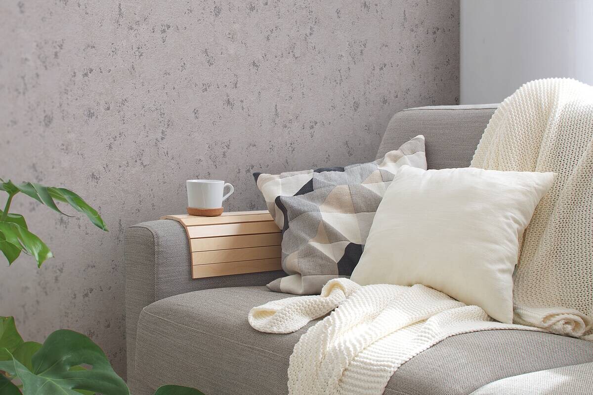 A.S.Creation Vliestapete silber beige B/H/D: ca. 53x1005x9 cm