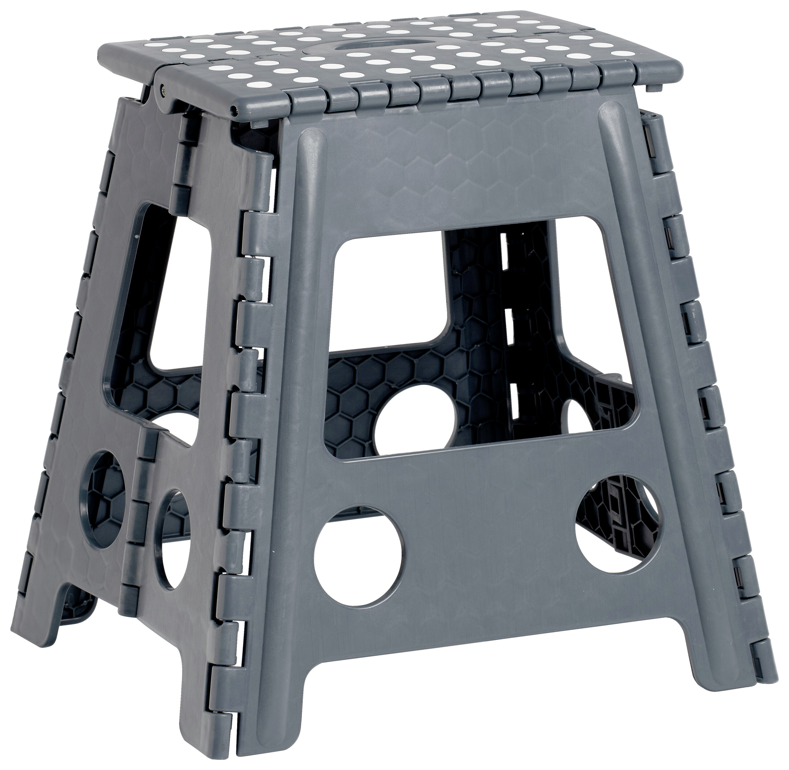 Zeller Klapphocker anthrazit B/H/L: ca. 31x39x38,5 cm Zeller Klapphocker anthrazit B/H/L: ca. 31x39x38,5 cm