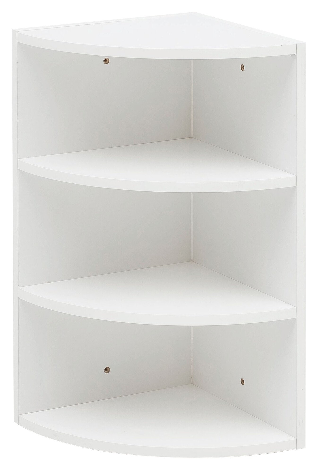 Eckregal weiß B/H/T: ca. 30x60x30 cm