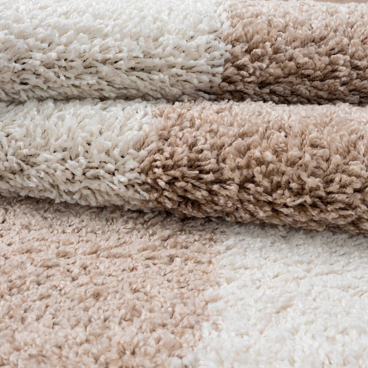 Sanat Hochflorteppich MILANO beige B/L: ca. 80x150 cm