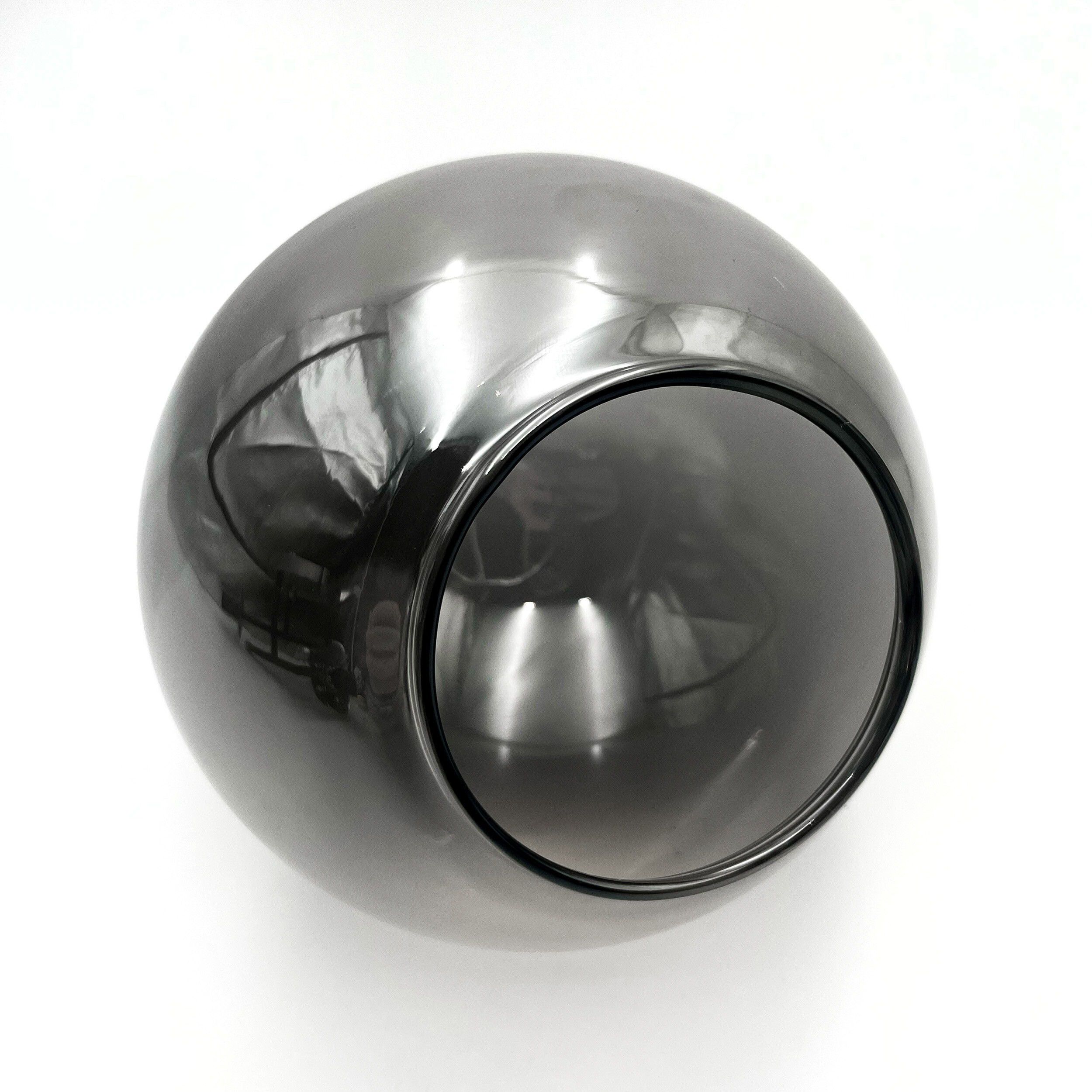 Lamkur Deckenleuchte Malena Chrom schwarz Glas Stahl B/H/L: ca. 39x19x39 cm E14 3 Brennstellen