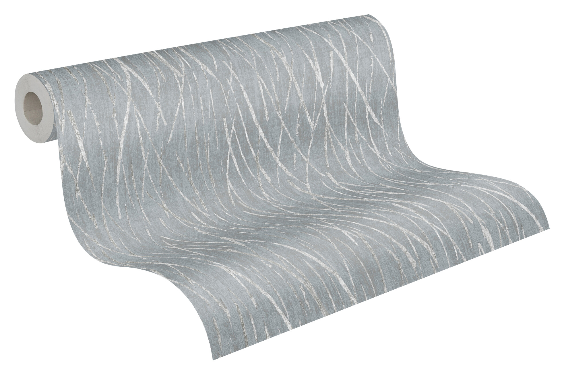 A.S.Creation Vliestapete silber grau B/H/D: ca. 53x1005x8,6 cm