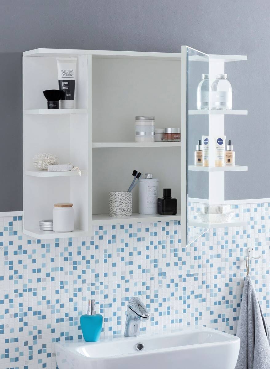 Hängeschrank weiß Spanplatte B/H/T: ca. 80x64x20 cm