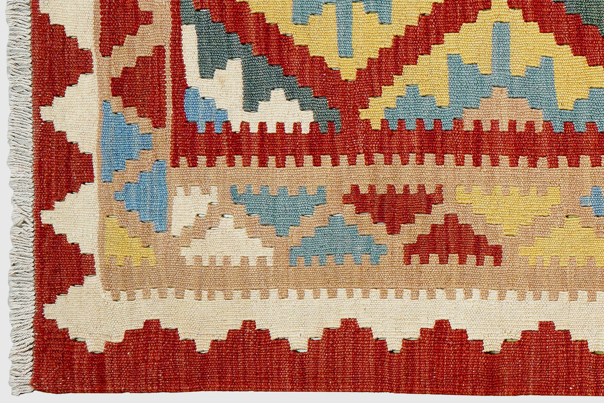 PersaTepp Teppich Kelim Gashgai rot B/H/L: ca. 104x1x154 cm